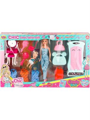 Oydaş Oyuncak Anlily Dolapli Bebek Seti 02259