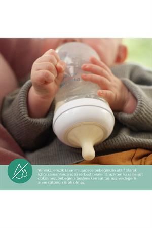 Philips Avent Scy933/01  Natural Response Doğal Tepkili Cam Biberon, 240ml, 1 Ay