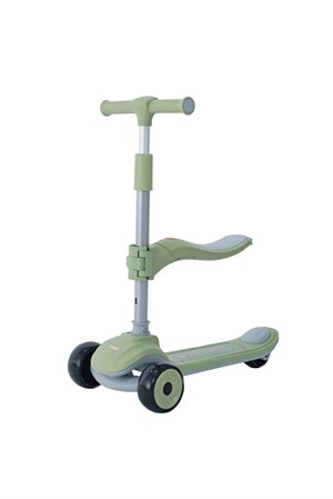 Prego Bluetooth Özellikli Işıklı Katlanabilir Nitro Scooter Yeşil  K605-2