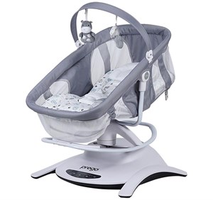 Prego Yummy Portbebeli Elektrikli Beşik Kumandalı 4086 Gri