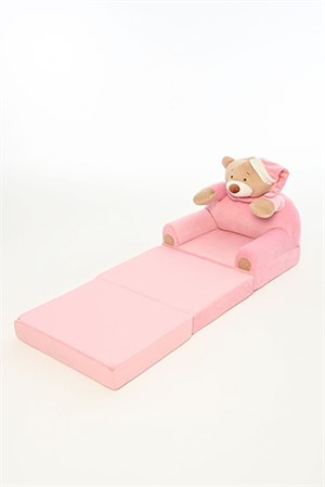 Pufu Toys Portatif, Yıkanabilir, Katlanabilir Peluş Çocuk Koltuğu 120 cm Karma Renk