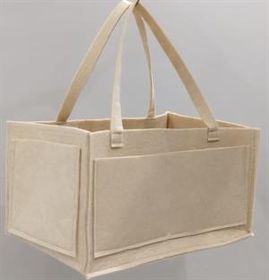 Sebi Çok Amaçlı Keçe Çanta Organizer Bej