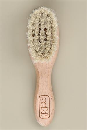 Sebi Prime Bebek Doğal Keçi Kılı Fırça Ve Tarak Seti