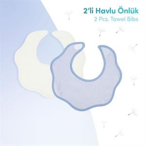 Sevi Bebe 2li Havlu Önlük - Mavi 35-1