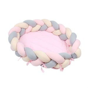 Sevi Bebe 3 in 1 Çok Fonksiyonlu Örgü Yatak & Kenar Koruyucu - Pembe 521-2