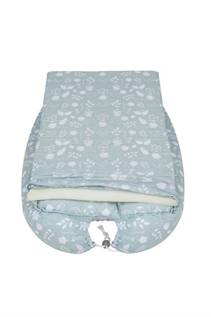 Sevi Bebe Anne Yanı Bebek Reflü Yatağı -  Yaprak Desen 273-92