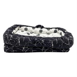 Sevi Bebe Anne Yanı Bebek Reflü Yatağı - Mermer Desen 273-143