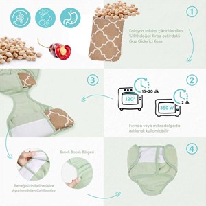 Sevi Bebe Antikolik Bebek Külotu - Yeşil 684-6
