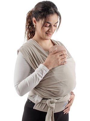 Sevi Bebe Bel Destekli Sling - Taş Rengi 565-17