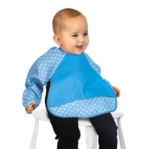 Sevi Bebe Eko Kollu Mama Önlüğü - Mavi 54-1