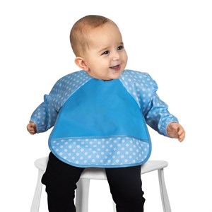 Sevi Bebe Eko Kollu Mama Önlüğü - Mavi 54-1