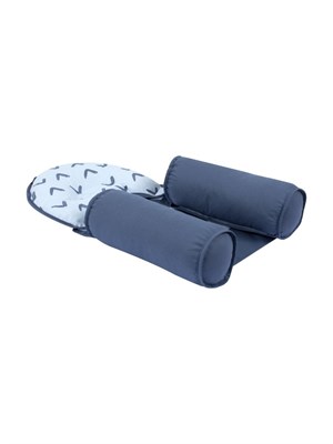 Sevi Bebe Kafa Şekillendirici Yastık & Yan Yatış Yastığı - Çentik Desen 33-154