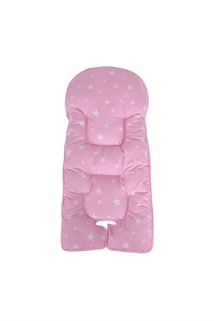 Sevi Bebe Mama Sandalyesi Minderi - Pembe Yıldız 150-2