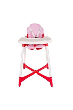 Sevi Bebe Mama Sandalyesi Minderi - Pembe Yıldız 150-2