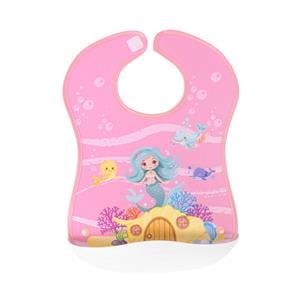 Sevi Bebe Plastik Cepli Önlük - Deniz Kızı 72-205