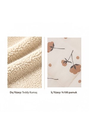 Sevi Bebe Teddy Anne Yanı Yatağı - Ekru 280-5