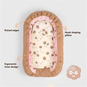 Sevi Bebe Teddy Anne Yanı Yatağı - Kahverengi 280-14
