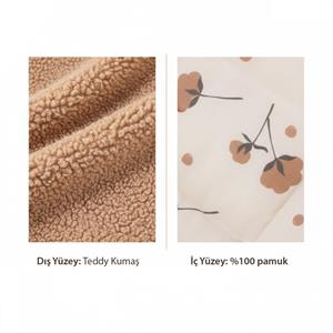Sevi Bebe Teddy Anne Yanı Yatağı - Kahverengi 280-14