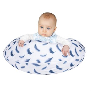 Sevi Bebe Yastıklı Anne Bebek Minderi - Tüy Desen 579-91