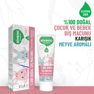 Siveno Bebek Ve Çocuklar İçin Doğal Diş Macunu 50 ml