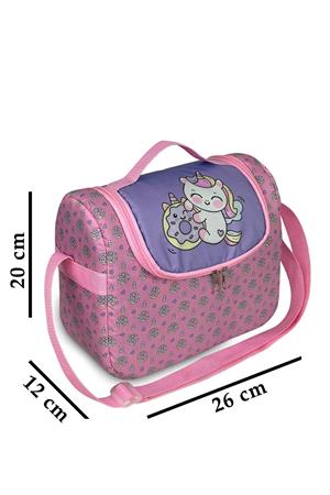 Stylo Byebye Yummy Okul Öncesi Kreş Çocuk El ve Omuz Termo Beslenme Çantası ( UNICORN )