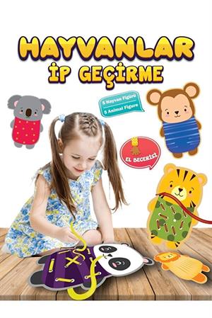 Toysan Hayvanlar İp Geçirme Kds-9024