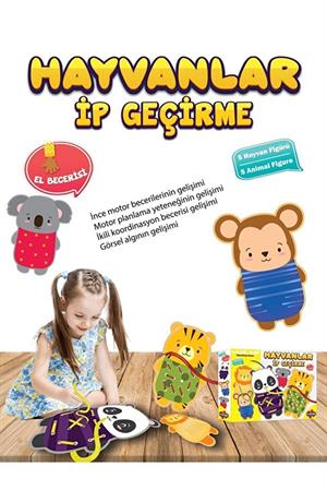 Toysan Hayvanlar İp Geçirme Kds-9024