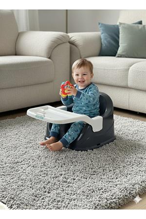 Vektör Sandalye Üstü Mama Oturağı Gri