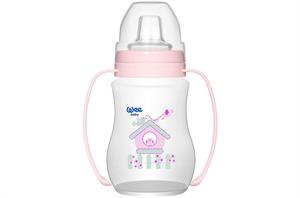 Wee Baby Akıtmaz Kulplu Bardak 250 Ml Kod : 754 Karma Renk