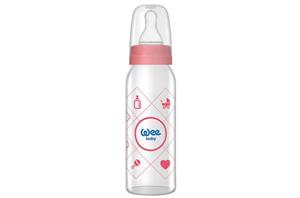 Wee Baby Baby Kiraz Uçlu Cam Biberon / 250 Ml Kod:876 Karma Renk