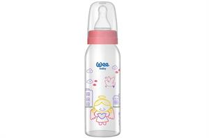 Wee Baby Baby Kiraz Uçlu Cam Biberon / 250 Ml Kod:876 Karma Renk