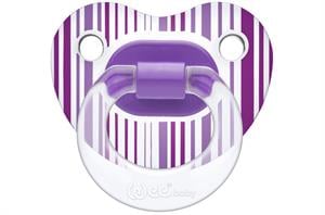 Wee Baby Şeffaf Desenli Damaklı Emzik 6-18 Ay Karma Renk Kod837