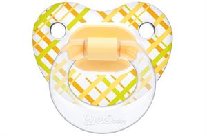 Wee Baby Şeffaf Desenli Damaklı Emzik 6-18 Ay Karma Renk Kod837