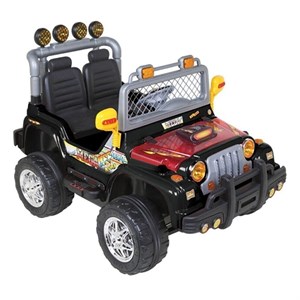 Aliş Toys Uzaktan Kumandalı Mega Jeep 2 Kişilik - Siyah