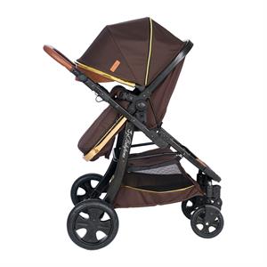 Baby Home 985 Rider Elit 6 İn 1 Çift Yönlü Travel Sistem Bebek Arabası - Kahve