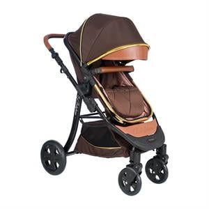 Baby Home 985 Rider Elit 6 İn 1 Çift Yönlü Travel Sistem Bebek Arabası - Kahve