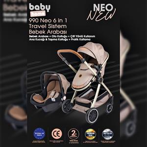 Baby Home 990 Neo 6 In 1 Travel Sistem Bebek Arabası - Siyah