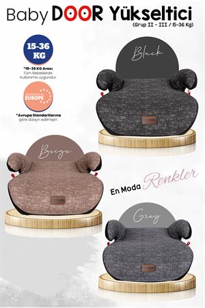 Babydoor Motto 15-36 KG Yükseltici Oto Koltuğu Ultra Comfort Yükseltici - Siyah