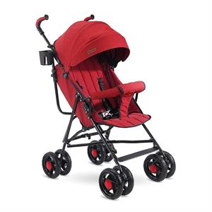 BabyHope SC-100 Tam Yatarlı Baston Bebek Arabası - Kırmızı ( Teşhir Ürün)