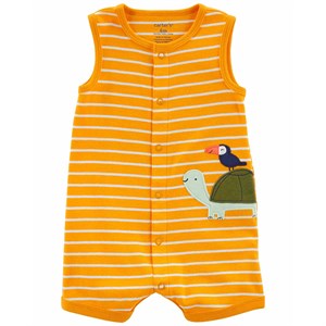 Carters Erkek Bebek Kısa Tulum Sarı