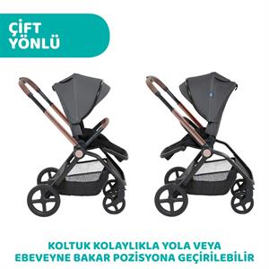 Chicco Mysa Bebek Arabası - Silver Grey