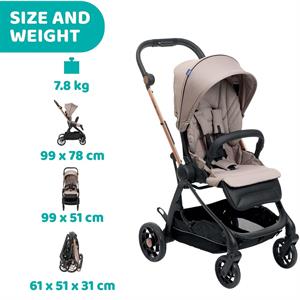 Chicco One4Ever Bebek Arabası - Desert Taupe