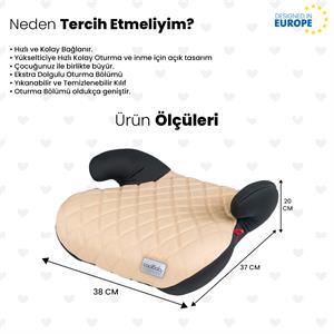 Coolbaby Oto Koltuğu Yükseltici - Bej