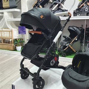 Lorelli Alba Çift Yönlü Amortisörlü Travel Sistem Bebek Arabası - Siyah (Outlet)