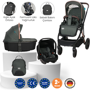 Lorelli Aria Travel Sistem Bebek Arabası - Green