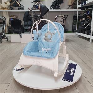 Lorelli Enjoy Ev Tipi Titreşimli Ana Kucağı - Tender Blue Fun (Teşhir Ürün)