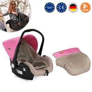 Lorelli Lifesaver Ana Kucağı Bebek Oto Koltuğu Puseti - Beige&Rose