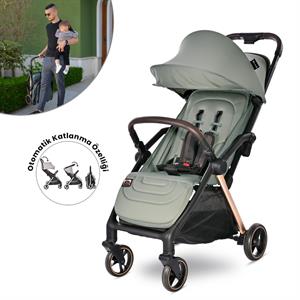 Lorelli Loret Otomatik Katlanan Kabin Boy Bebek Arabası - Green