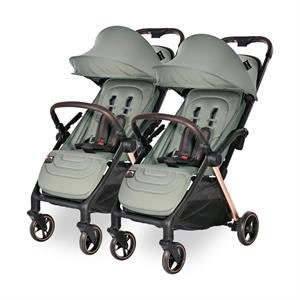 Lorelli Loret Otomatik Katlanan Kabin Boy & İkiz Bebek Arabası - Green