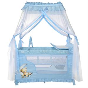 Lorelli Magic Sleep Park Yatak Beşik - Blue Moon Sleeping Bear